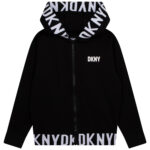 Hooded Cardigan DKNY Black