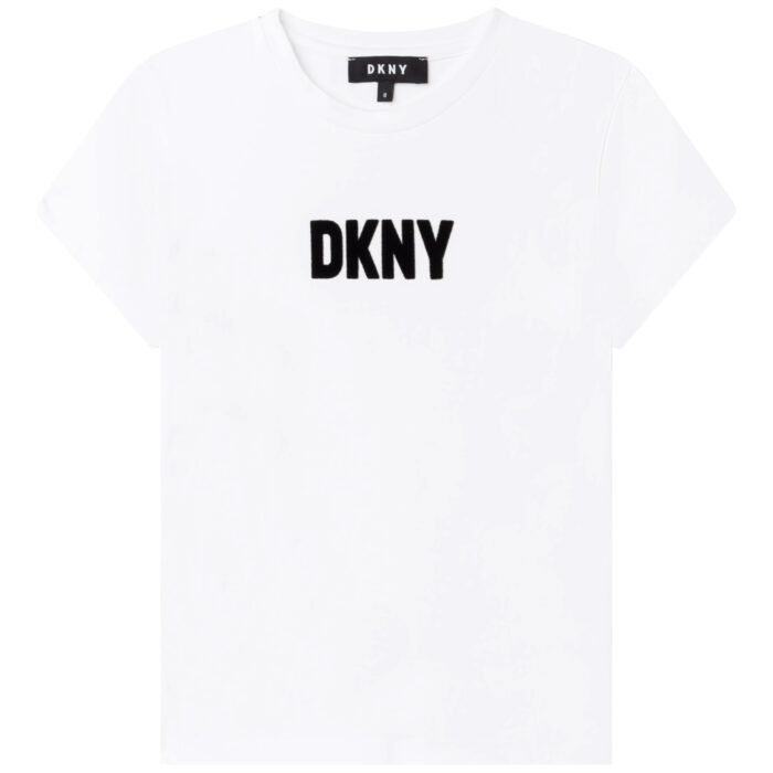 Short Sleeves Tee-shirt DKNY White