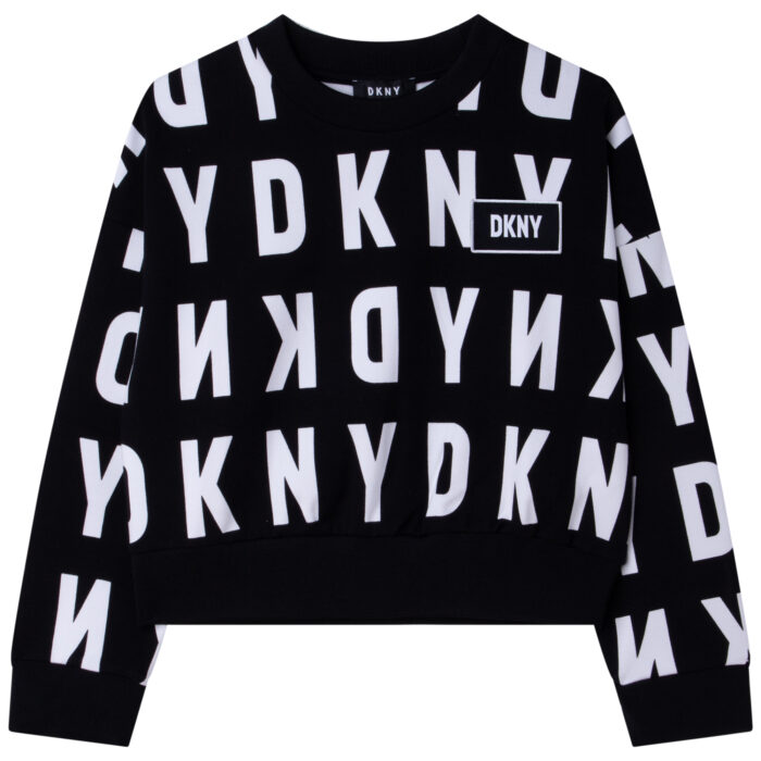 Sweatshirt DKNY Black White