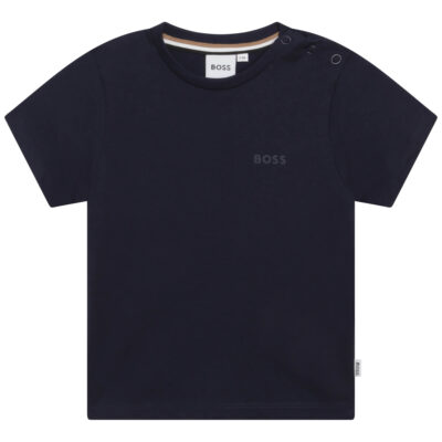 Short Sleeves Tee-Shirt Hugo Boss Navy