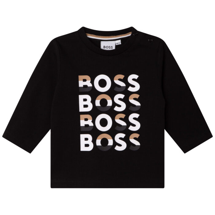 Long Sleeve T-shirt Hugo Boss Black
