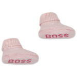 Pull on Hat+Slippers Boss Pink Pale