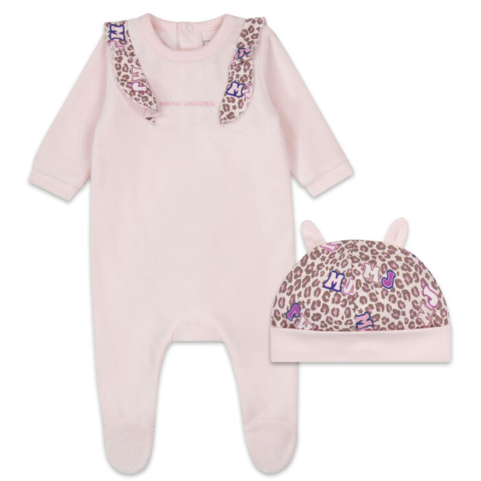 Pyjamas + Pull on Hat Set Marc Jacobs Pink