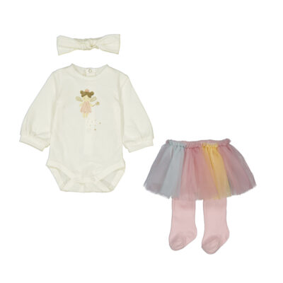 PRE ORDER Mayoral Bodysuit with Tutu Set
