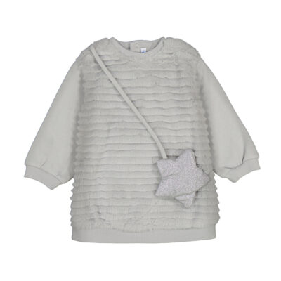 PRE ORDER Mayoral Grey Dress With Bag