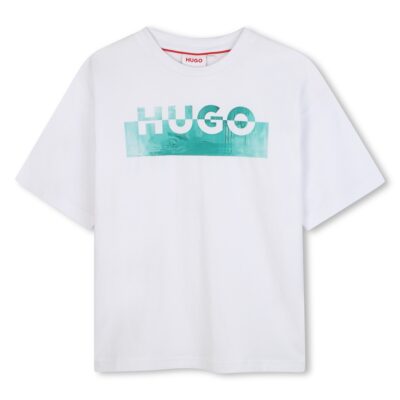 PRE ORDER Hugo White Logo T-Shirt