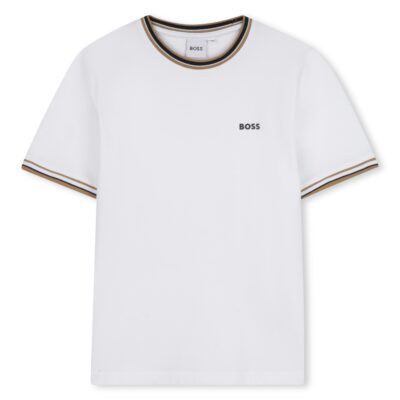 PRE ORDER BOSS Short Sleeve T-Shirt in White