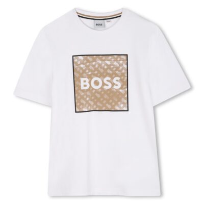 PRE ORDER BOSS Short Sleeve T-Shirt in White
