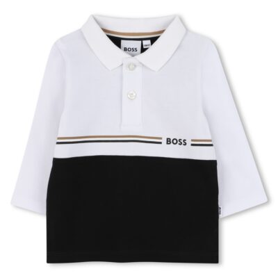 PRE ORDER BOSS Baby Long Sleeve Polo