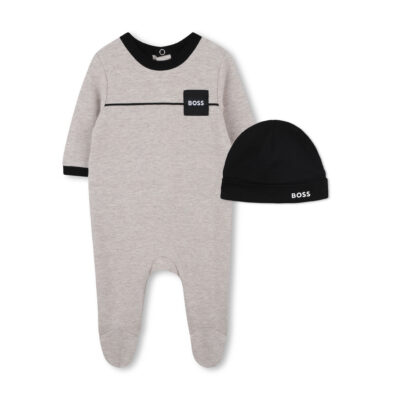 PRE ORDER BOSS Babygro With Matching Hat
