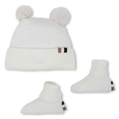 PRE ORDER BOSS Newborn Hat and Booties Set