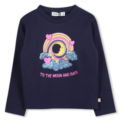 Billieblush Navy Blue To The Moon And Back Top