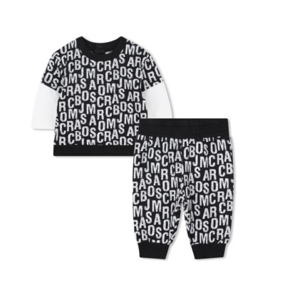 Marc Jacobs Black & White All Over Print Tracksuit