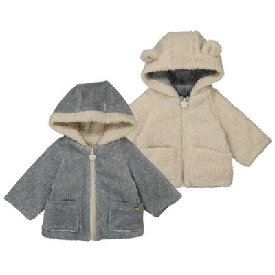 PRE ORDER Mayoral Baby Boy Reversible Shearling Coat