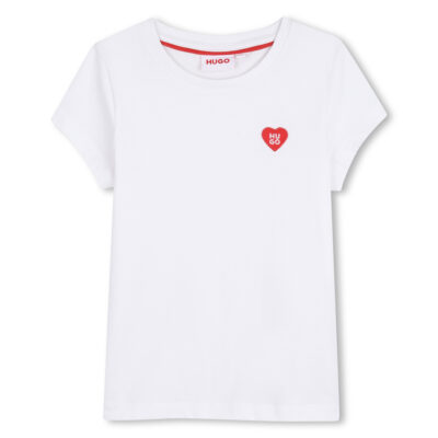 HUGO Girls White T-Shirt