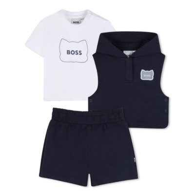 BOSS Navy Blue Baby Set
