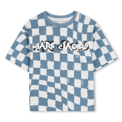 PRE ORDER Marc Jacobs Boys Blue Check T-Shirt