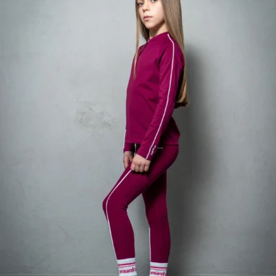 Ansandro Raspberry 3/4 Zip Up Top