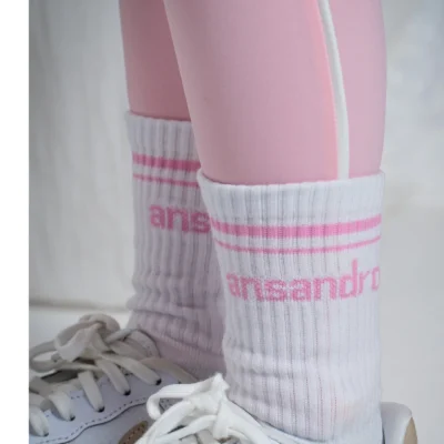 Ansandro Blush Crew Socks