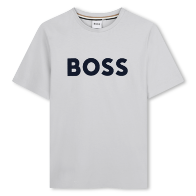 Boss Chine Grey Short Sleeve T-Shirt