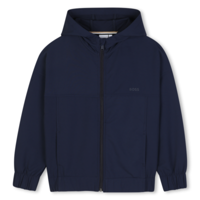 BOSS Navy Blue Hooded Tracksuit