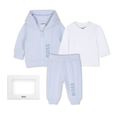 PRE ORDER BOSS Baby Pale Blue 3 Piece Set