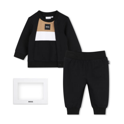 PRE ORDER BOSS Baby Black Tracksuit