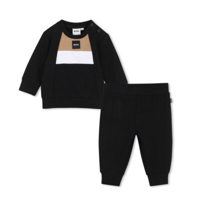 PRE ORDER BOSS Baby Black Jogging Suit