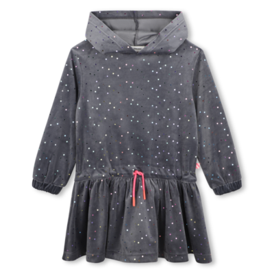 PRE ORDER Billieblush Charcoal Grey Velvet Dress