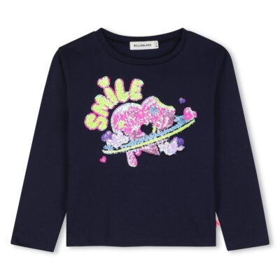 PRE ORDER Billieblush Long Sleeved T-Shirt In Navy