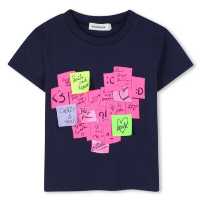 PRE ORDER Billieblush Short Sleeve T-Shirt in Navy