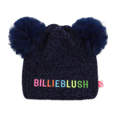 PRE ORDER Billieblush Navy Pull on Bobble Hat