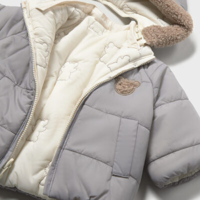 PRE ORDER Mayoral Grey Reversible Coat