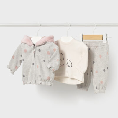 PRE ORDER Mayoral 3 Piece Spotty Tracksuit