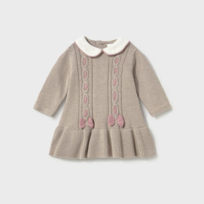 Mayoral Mocha Knit Dress