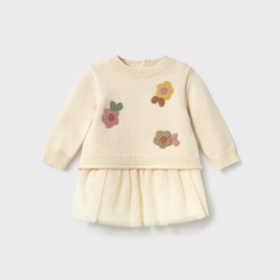 PRE ORDER Mayoral Tulle Tricot Dress