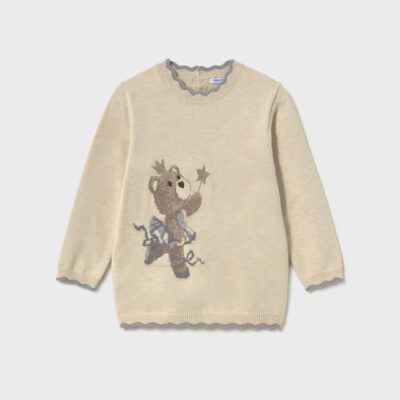 Pre Order Mayoral Knitted Teddy Ballerina Dress