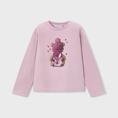 Mayoral Mauve Top & Heart Leggings Set