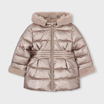 Pre Order Mayoral Metallic Puffer Coat