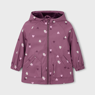 Pre Order Mayoral Violet Lined Heart Coat