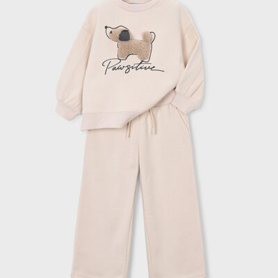 Mayoral Neutral Dog Track Suit