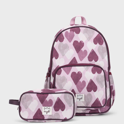 Pre Order Mayoral Violet Backpack & Pencil Case