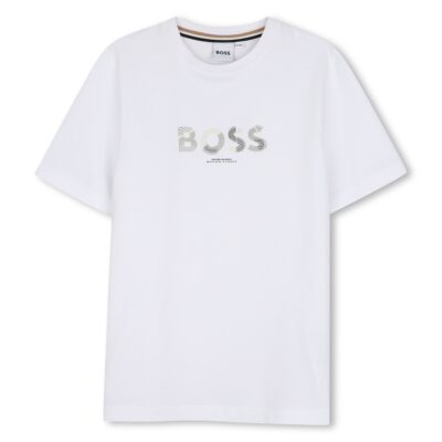 PRE ORDER BOSS White Short Sleeve T-Shirt
