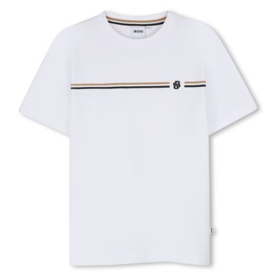 PRE ORDER BOSS White Short Sleeve T-Shirt