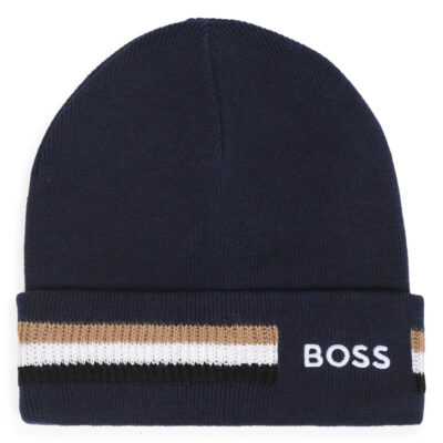 PRE ORDER BOSS Navy Pull On Hat