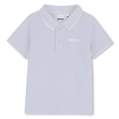 PRE ORDER BOSS Baby Blue Short Sleeve Polo
