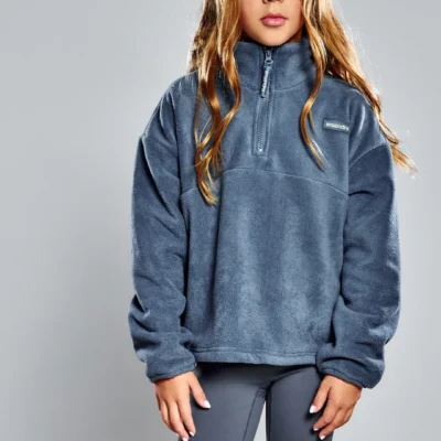 PRE ORDER Ansandro Slate Grey Funnel Neck Fleece