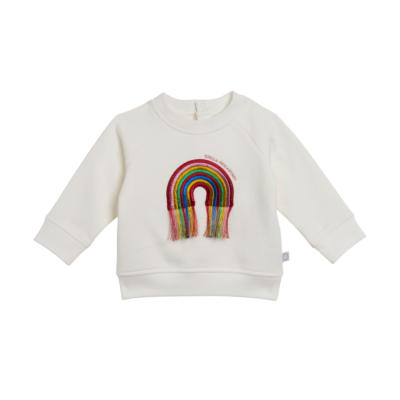 Stella McCartney Rainbow White Sweatshirt