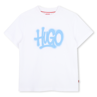 PRE ORDER Hugo White Logo Short Sleeve T-Shirt