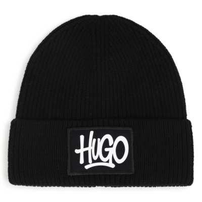 PRE ORDER Hugo Black Knitted Beanie
